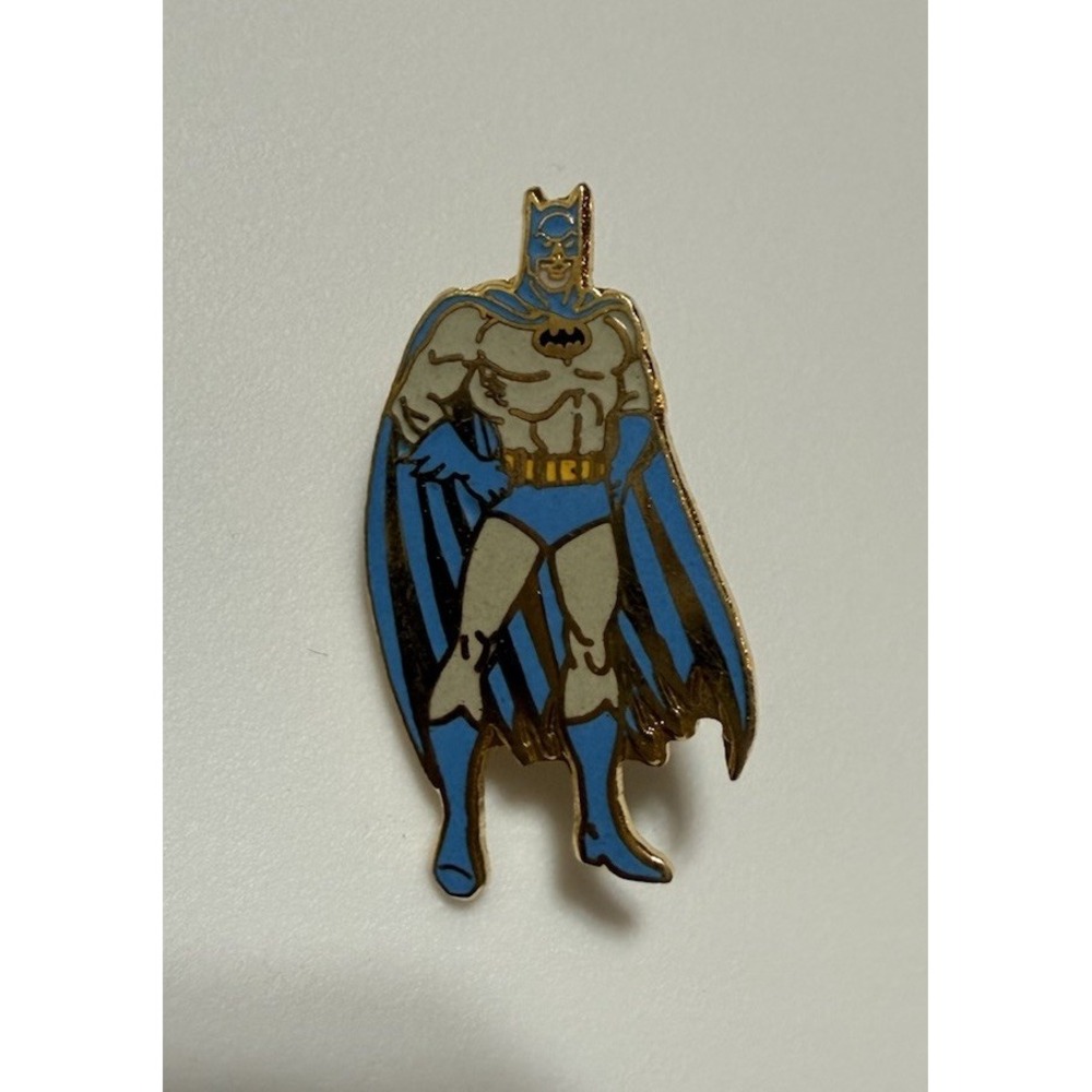 Vintage Batman Enamel Lapel Pin DC Comics Superhero